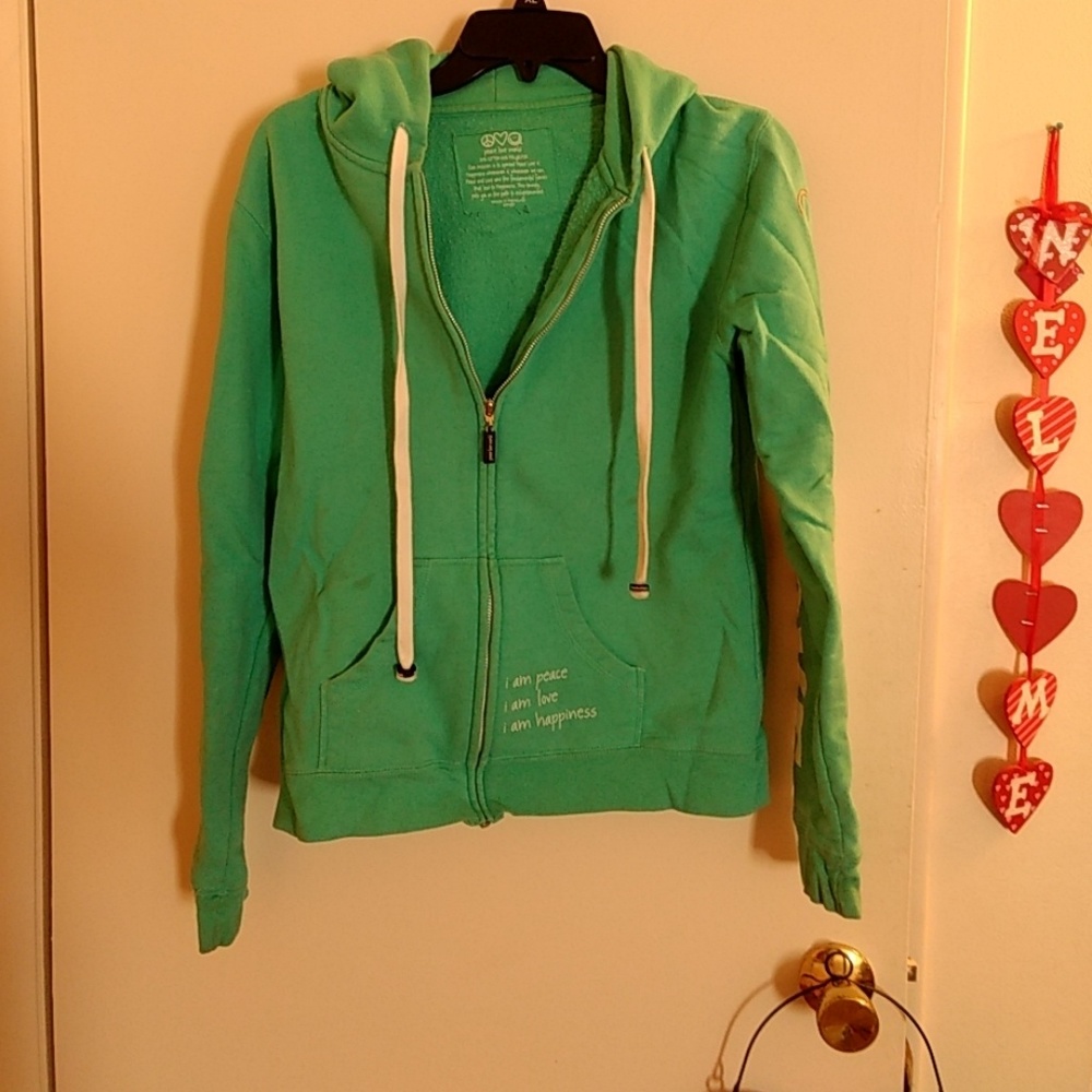 Peace Love World Hoodie used condition